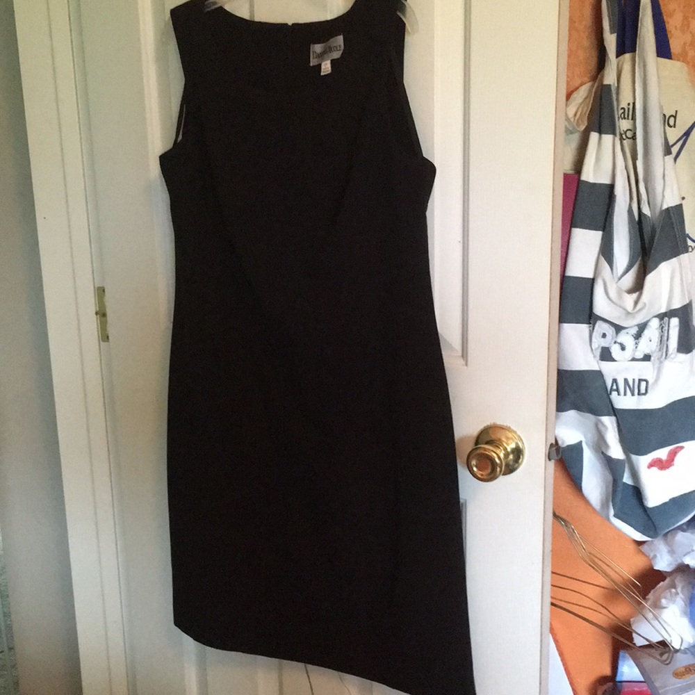 Black sheath dress